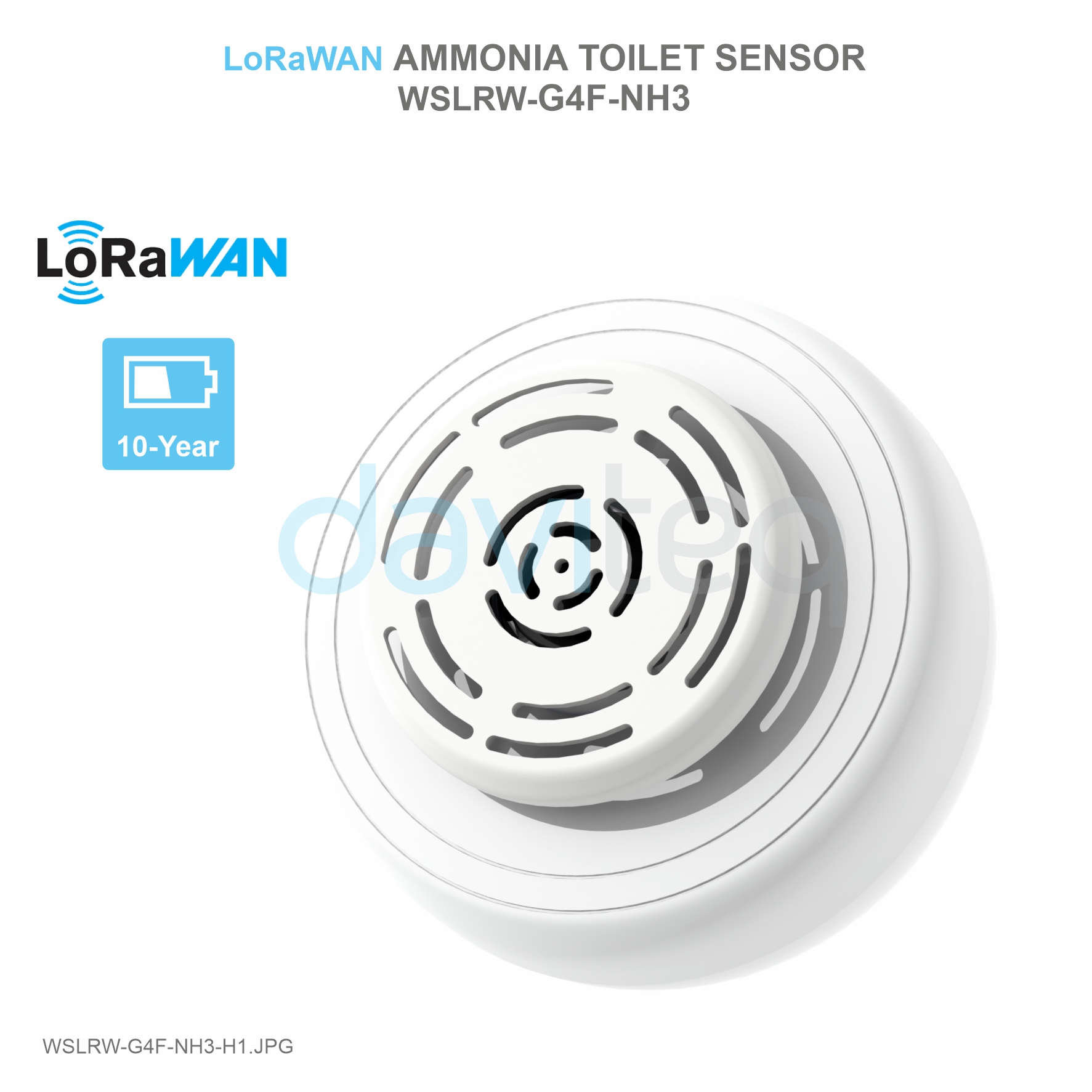 Cảm biến LoRaWAN đo khí NH3 và H2S trong nhà vệ sinh