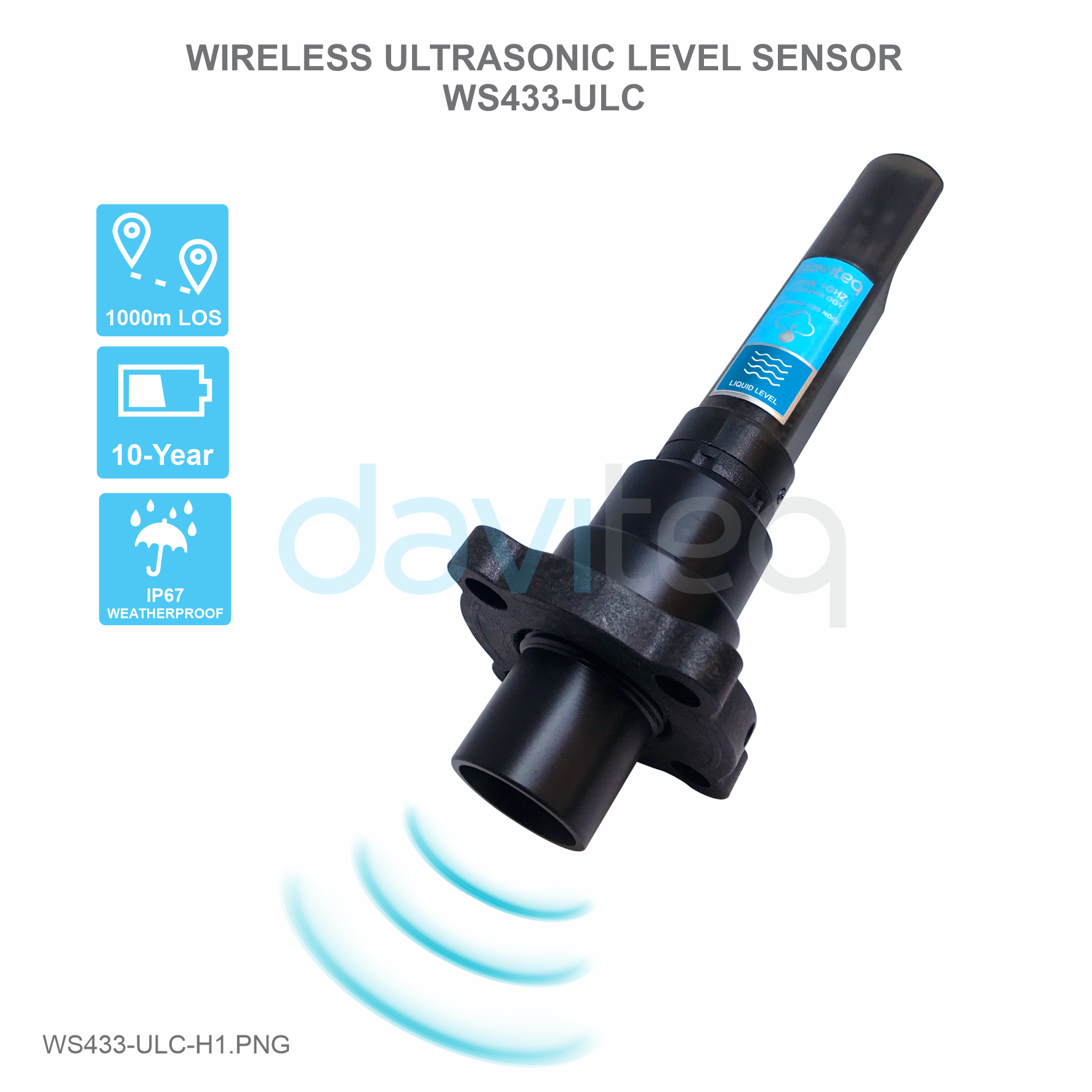 Wireless Ultrasonic Level Sensor