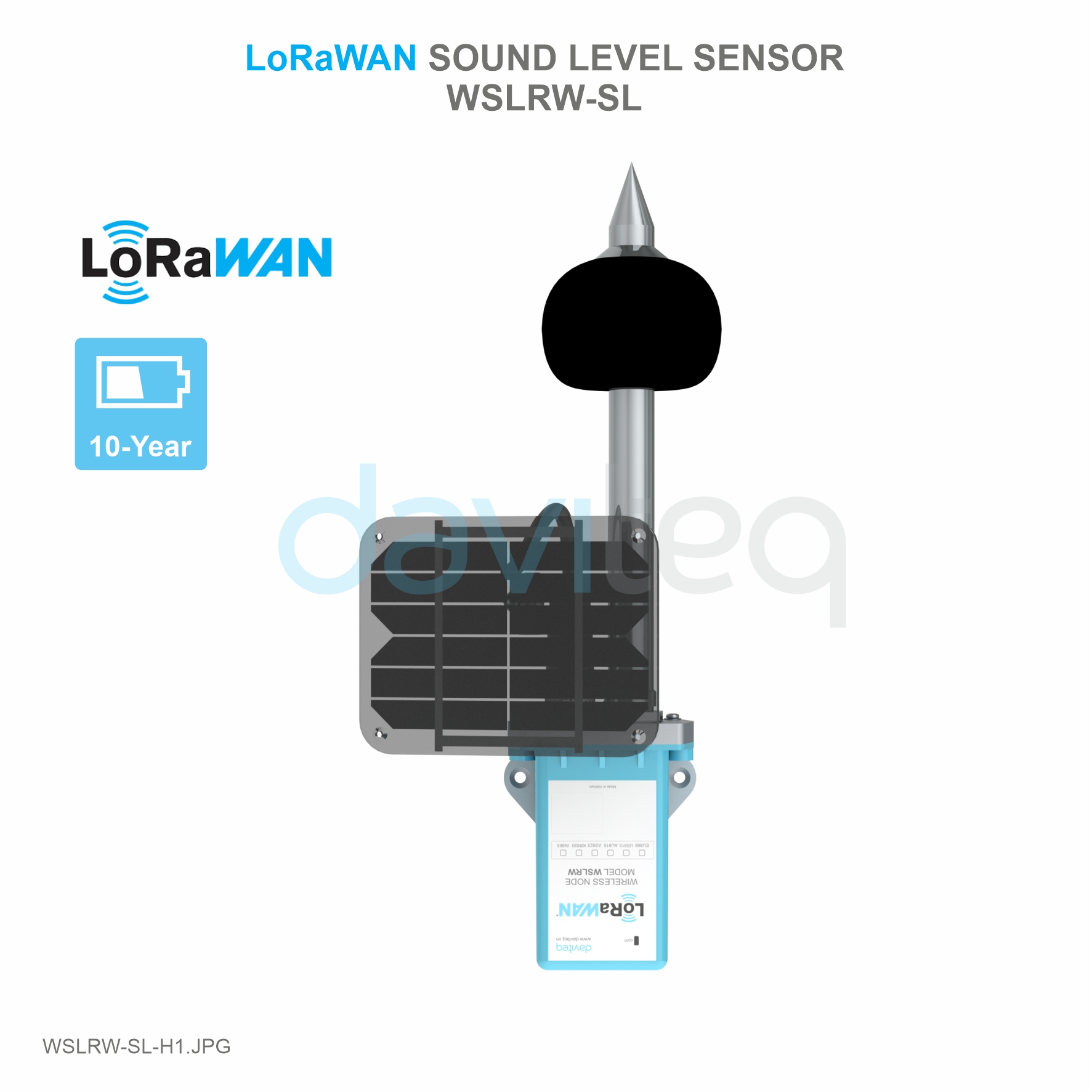 Cảm biến LoRaWAN đo tiếng ồn