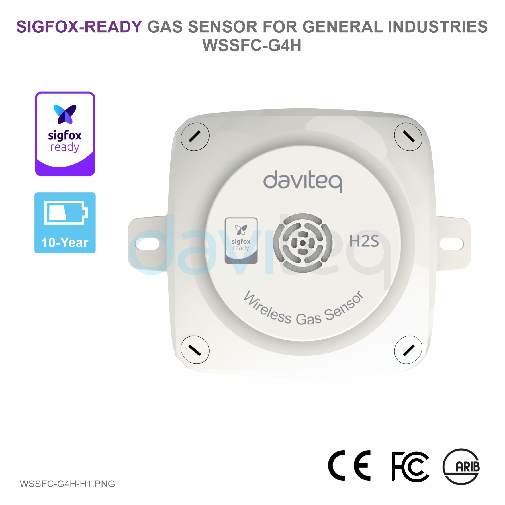 Sigfox-Ready Gas Sensor for General Industries