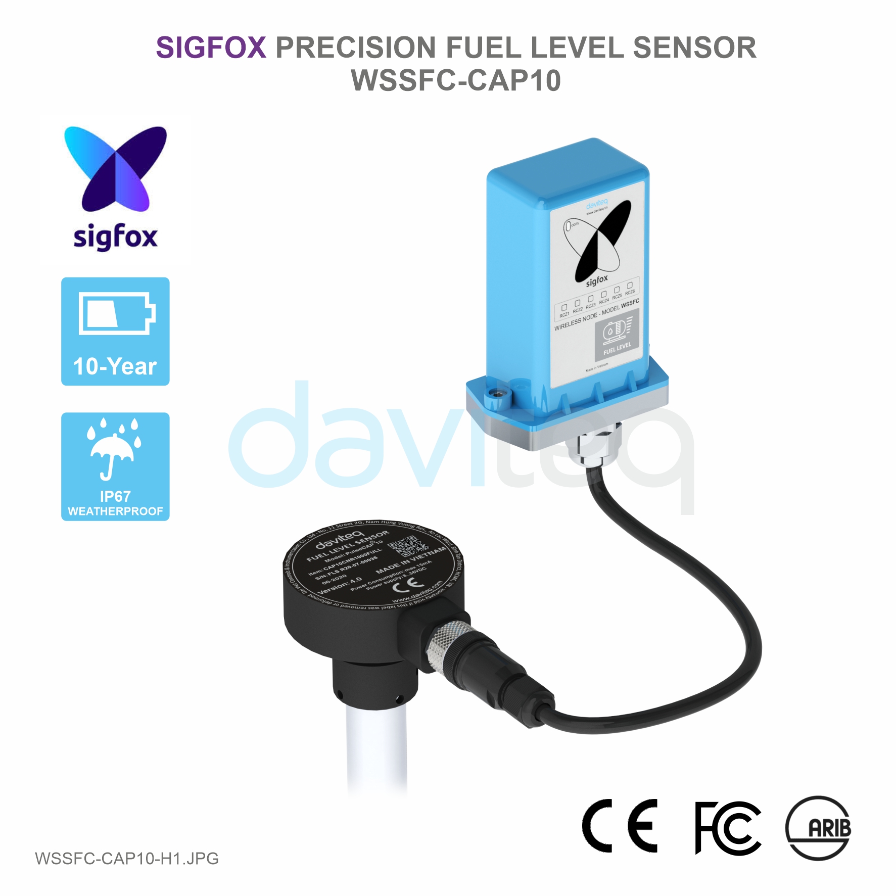 Sigfox Precision Fuel Level Sensor