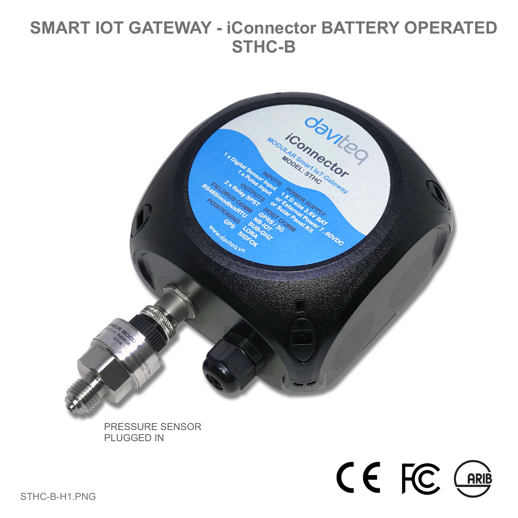 Smart IoT Gateway - iConnector Battery operated